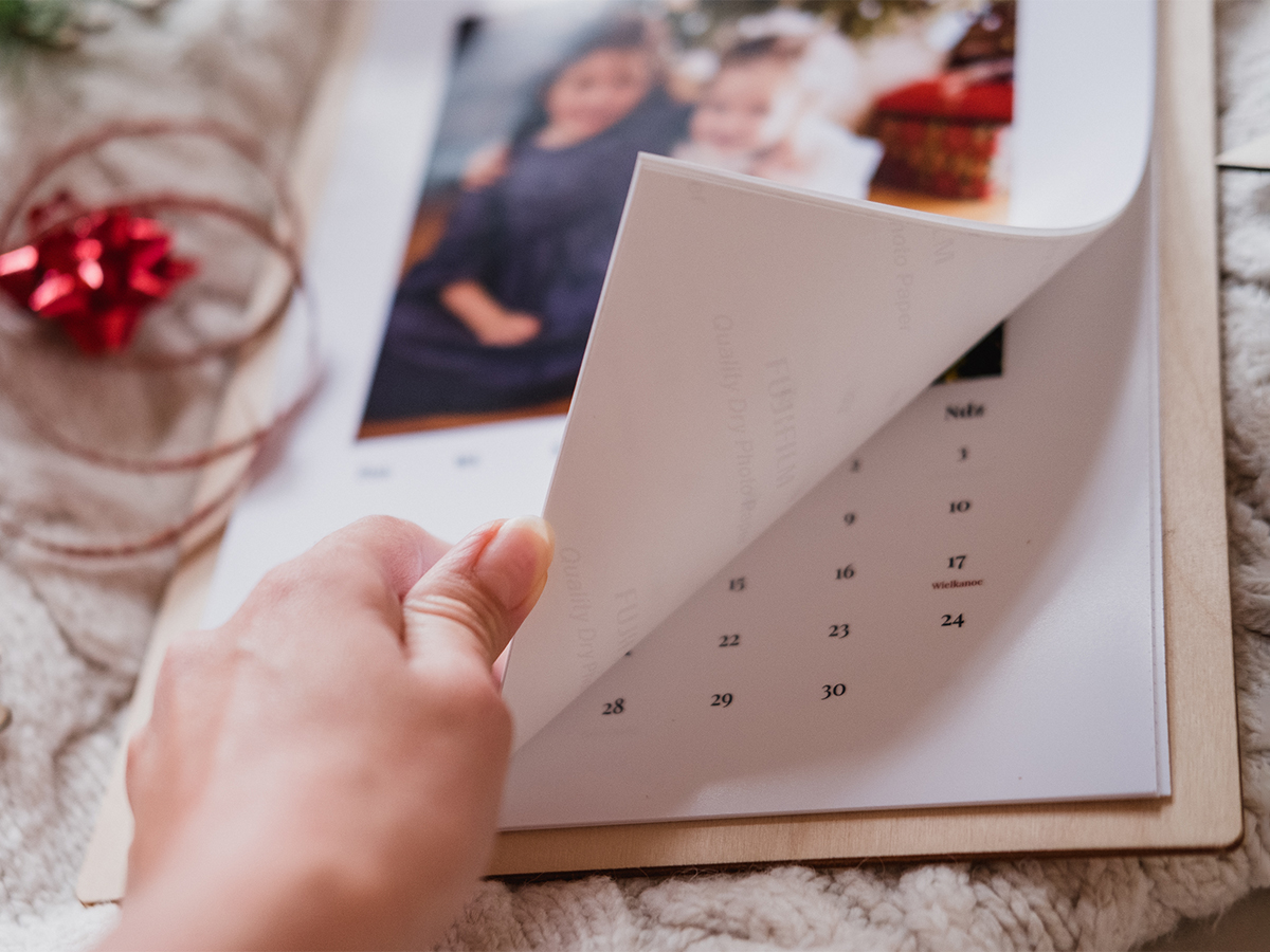 Fotokalendarz na papierze fotograficznym